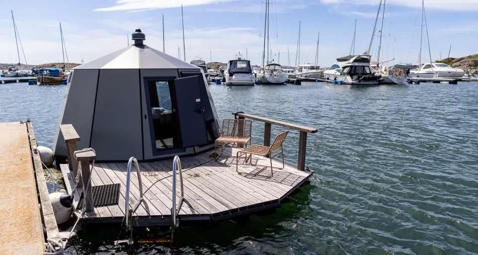 Flytande boende, ocean hut
