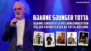 Bjarne sjunger Totta med Hyllningsorkestern