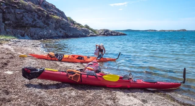 Paddla kajak vid Orust