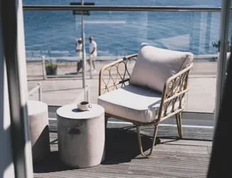 Hotellrum med utsikt