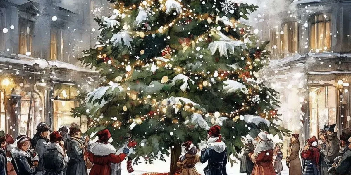 Traditionell Julgransröste