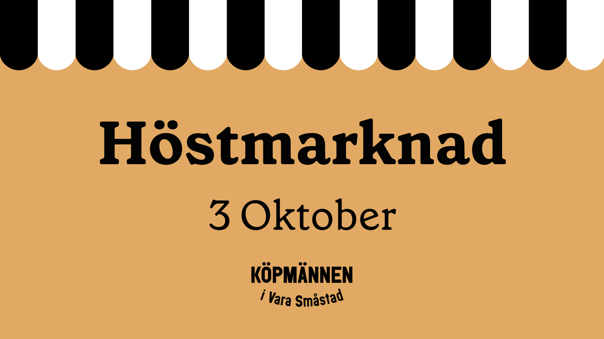 Höstmarknad i Vara Småstad
