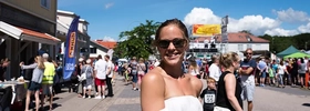 Människor på festival