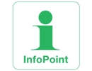 Infopoint-logotypen på vit bakgrund.