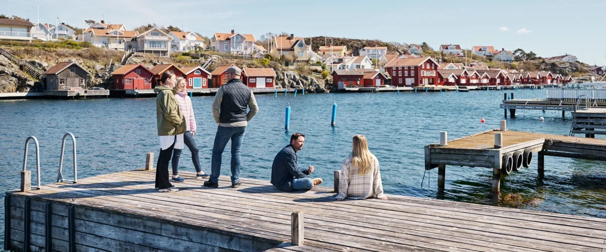 Människor som deltager på konferens i Bohuslän