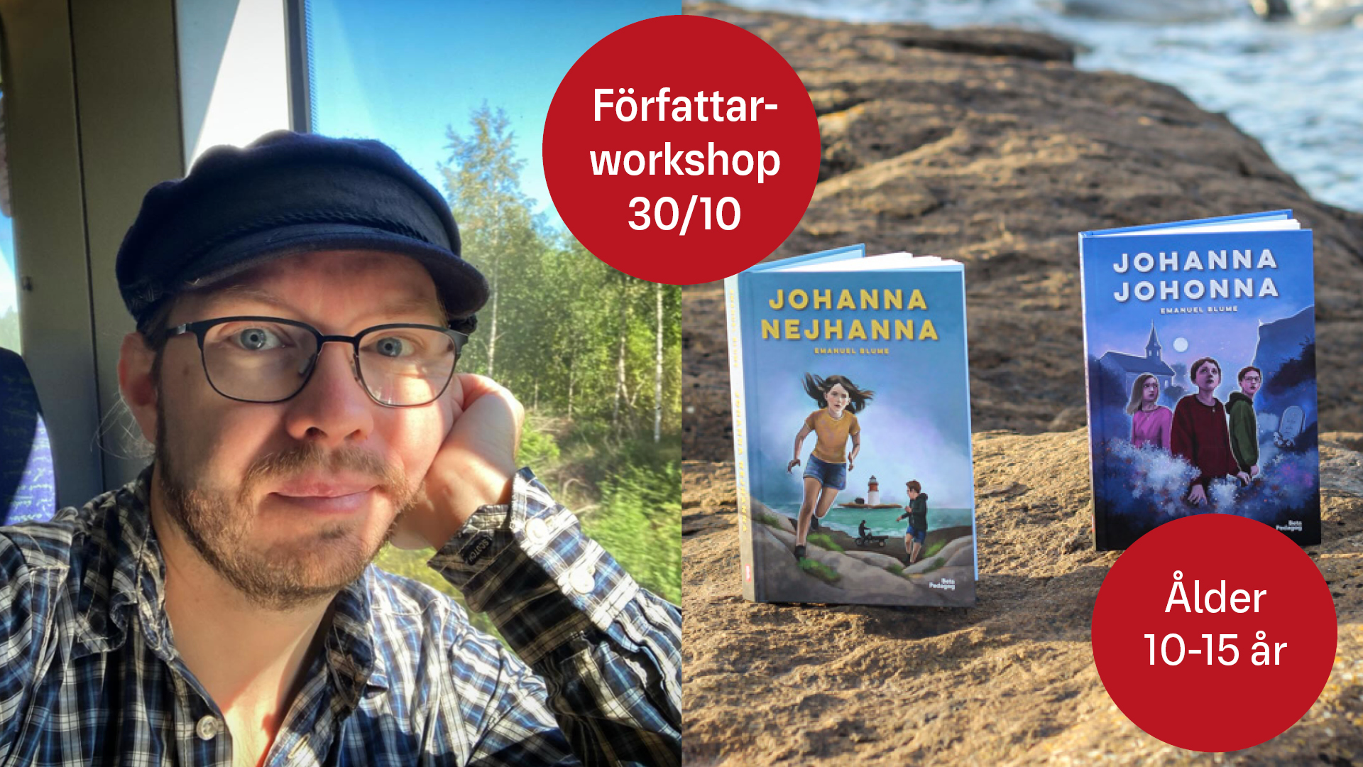 Författarworkshop för unga med Emanuel Blume