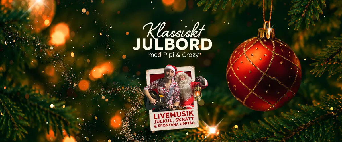 Klassiskt julbord med Pipi & Crazy
