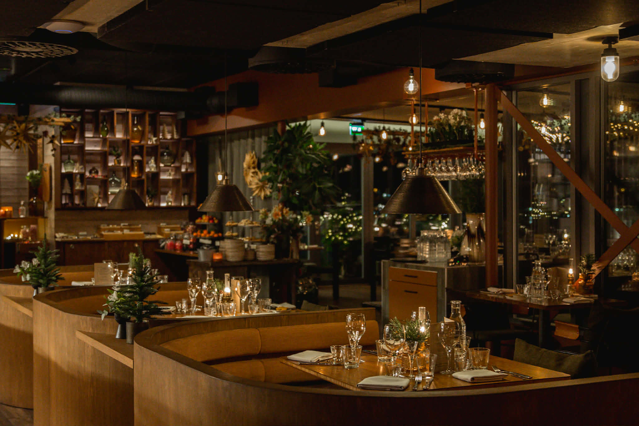 Julbord vid havet i Lysekil