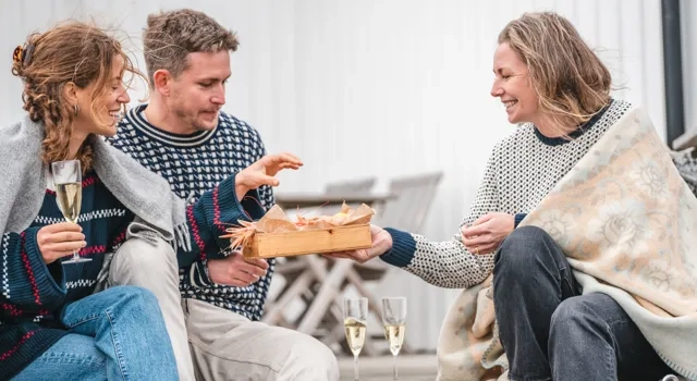 Människor upplever Kajkanten Vrångö