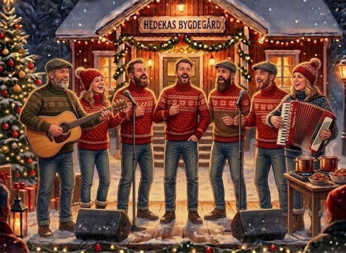 Julkonsert med Hedekas Whiskey Boys
