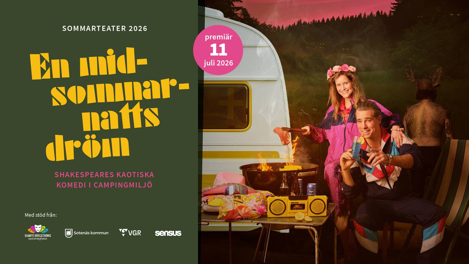 Sommarteatern En Midsommarnattsdröm av William Shakespeare