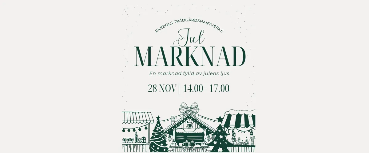 Ekebols trädgårdshantverks julmarknad