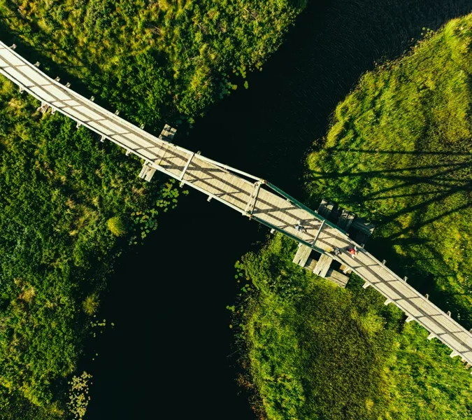Familj på Vänga Mosse
