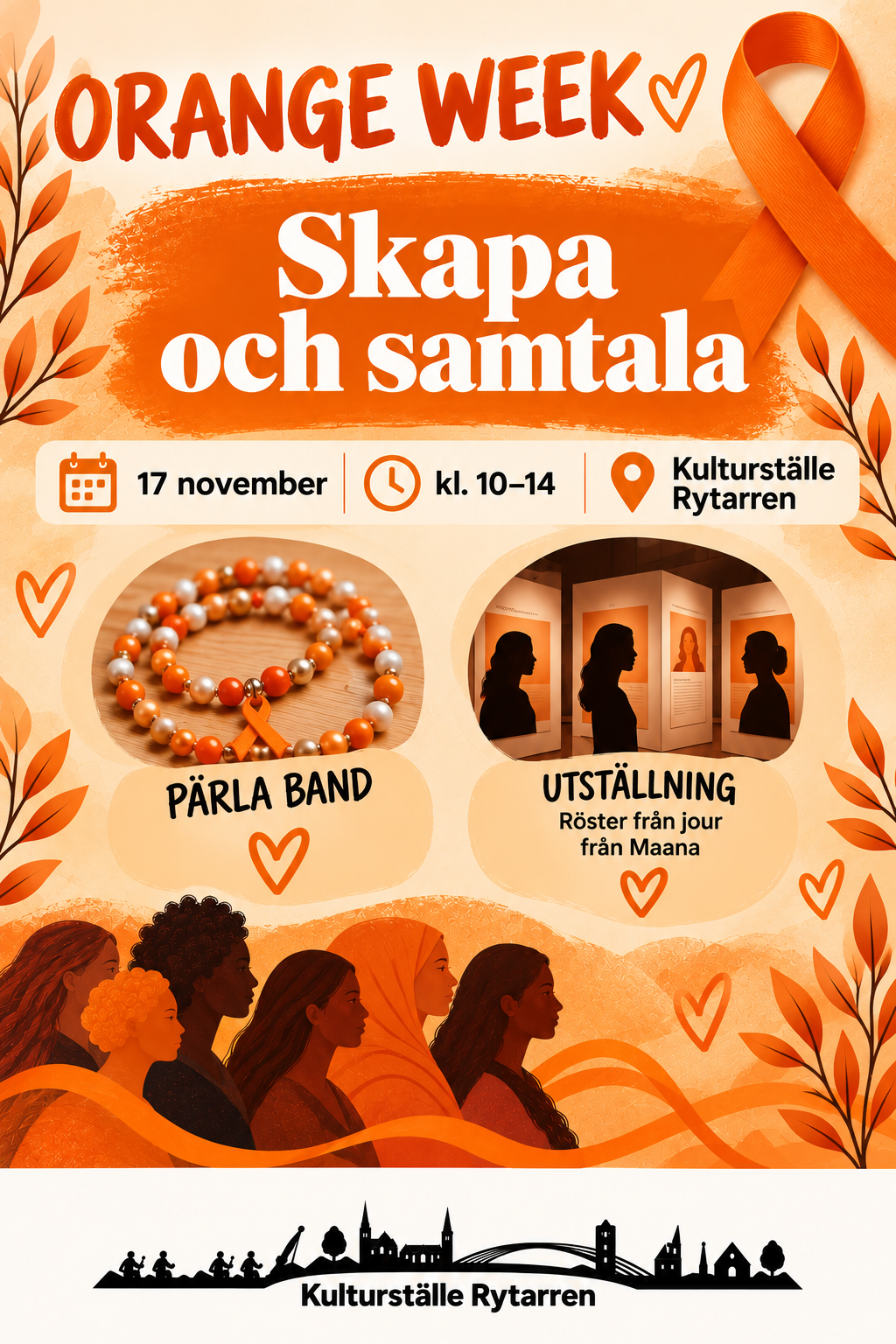 Orange week skapa och samtala