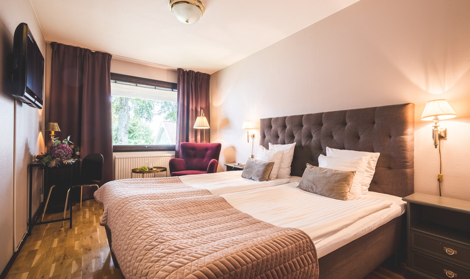 Dubbelrum på Hotell Bellevue