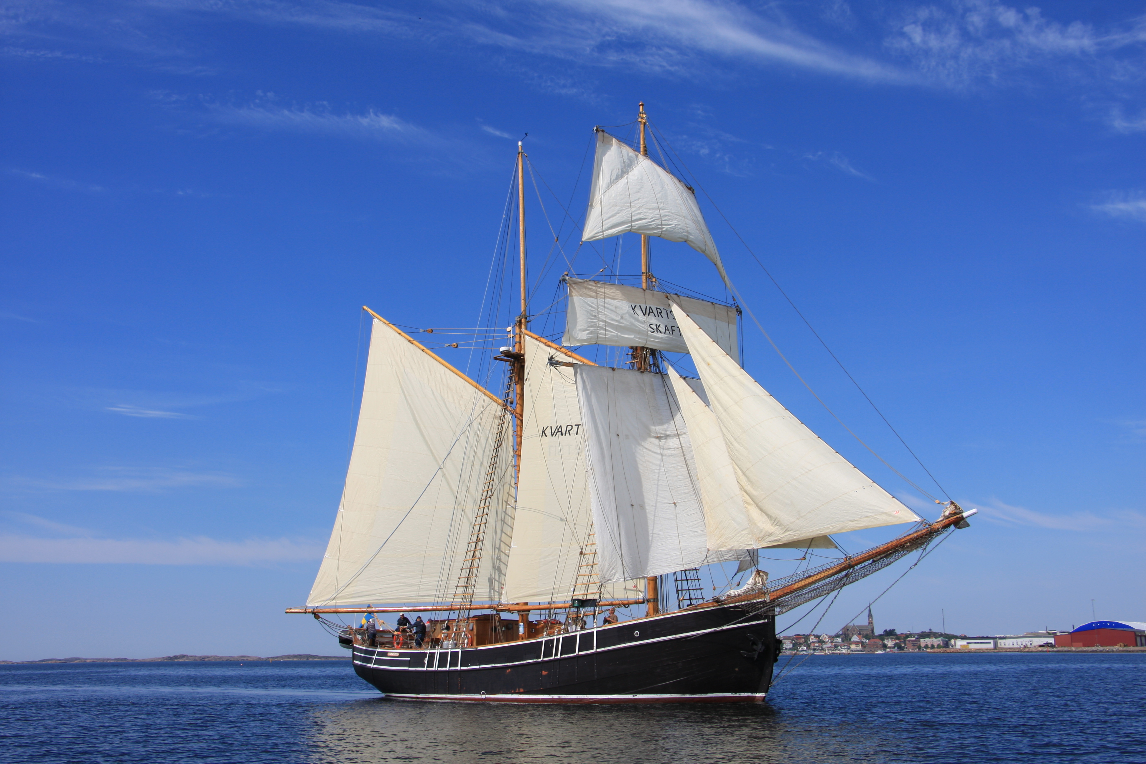 Dagstur med toppsegelskonaren Kvartsita 30/7