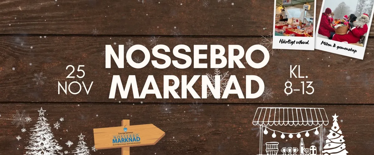 Jul på Nossebro Marknad