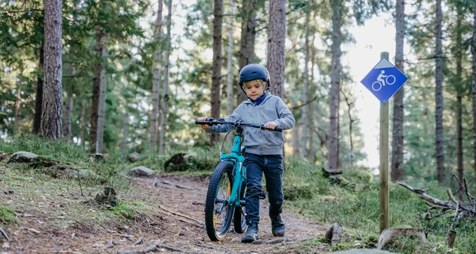 Cykla Mountain Bike vid Lassalyckan