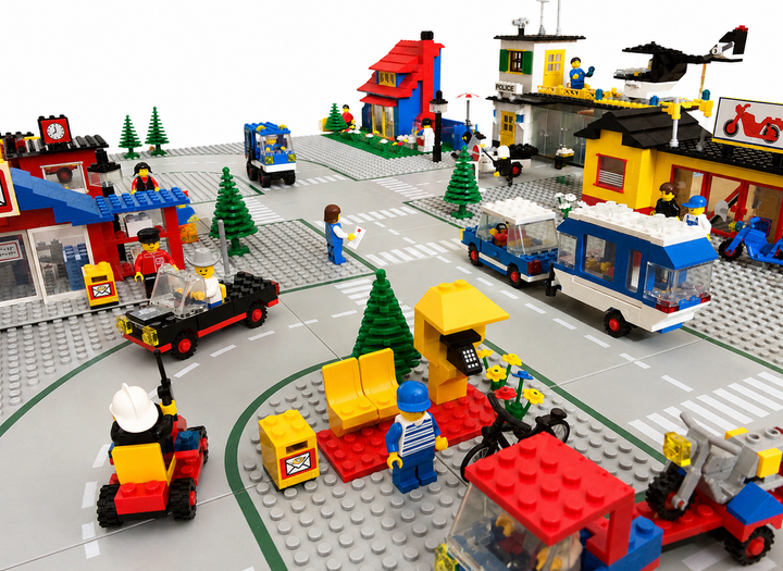 Utställning- klassiskt LEGO från 70- och 80-talet