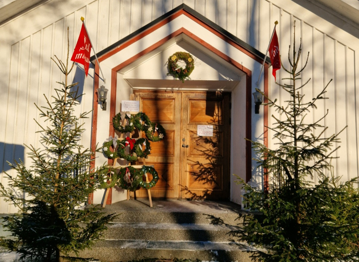 Julmarknad Knätte fd missionshus 