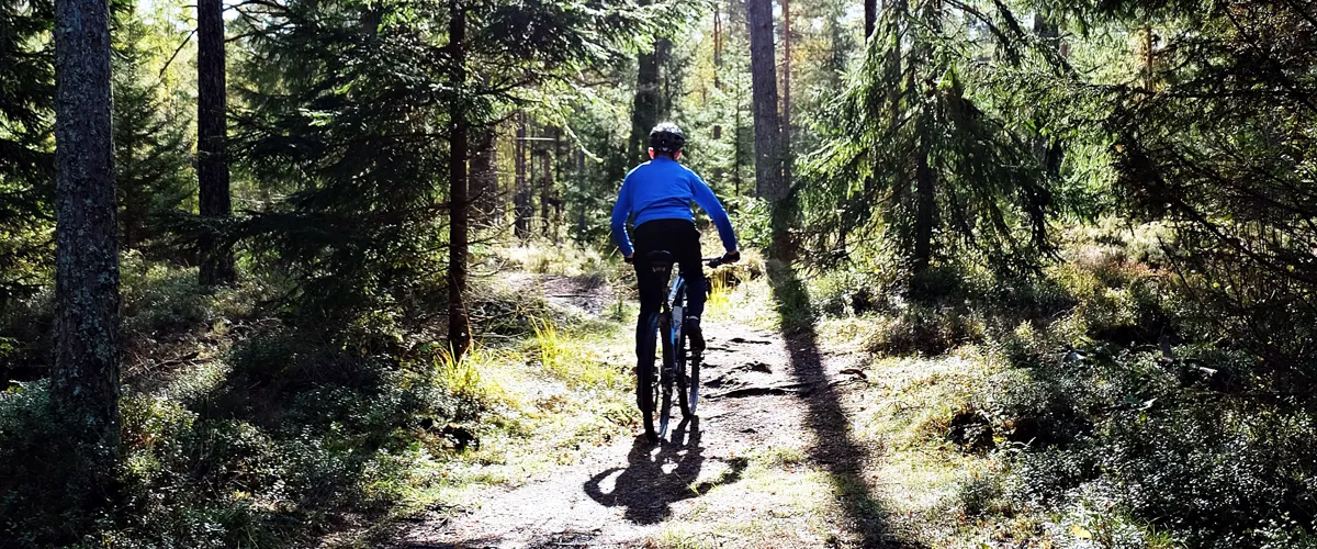 Mountainbikeled Äventyrsleden vid Bjursjön