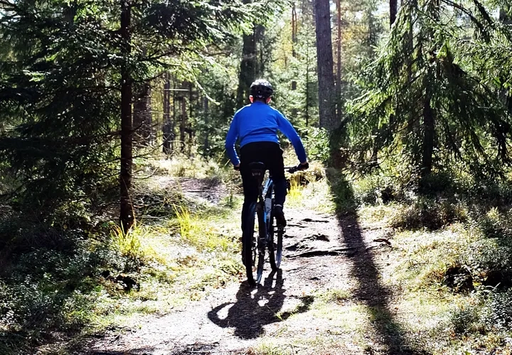 Mountainbikeled Äventyrsleden vid Bjursjön