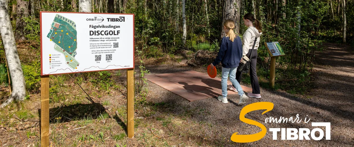 Invigning Fågelviksslingan discgolf