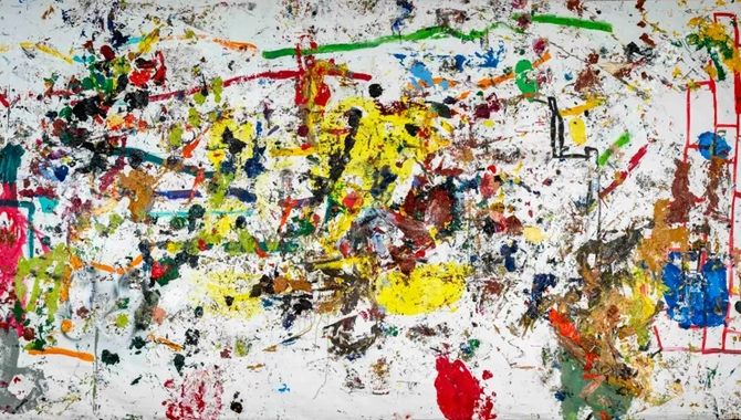 Målning av Jarl Ingvarsson på Wärenstams konsthall