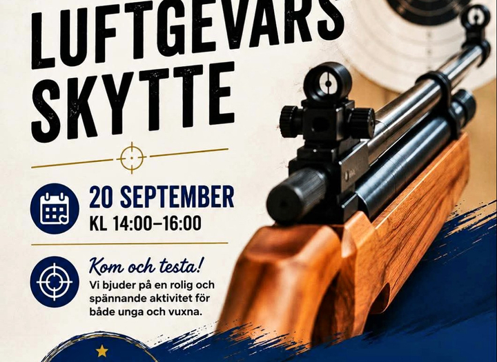 Prova på Luftgevärsskytte