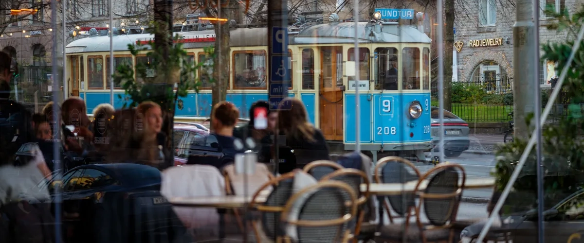 Vy över staden Göteborg.