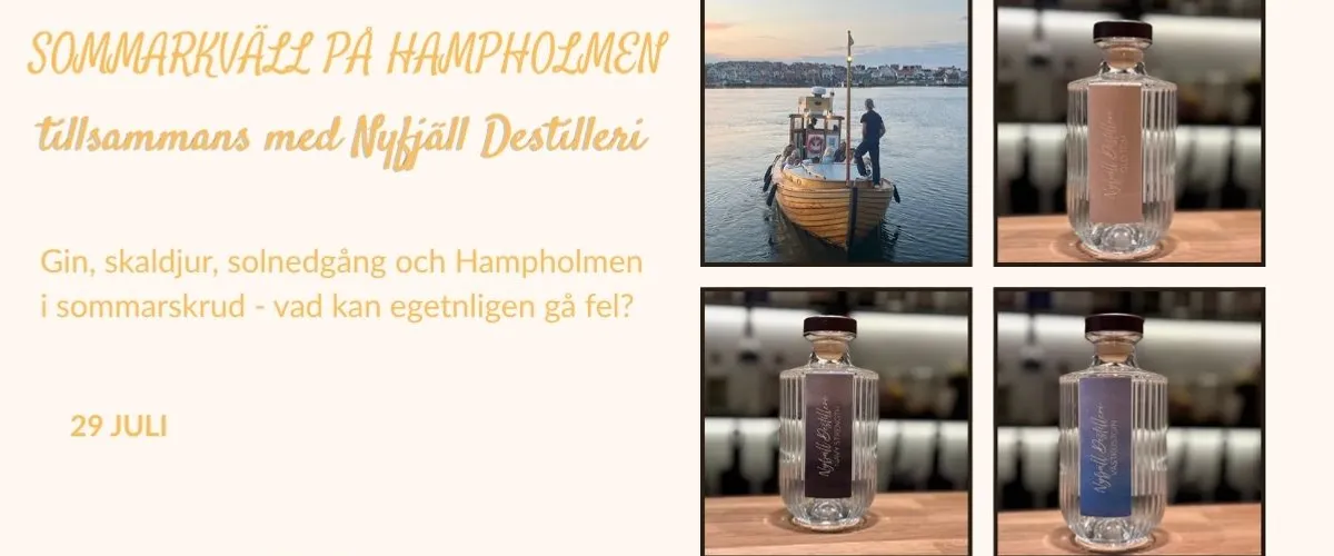 Pop up Hampholmen Nyfjäll Destilleri