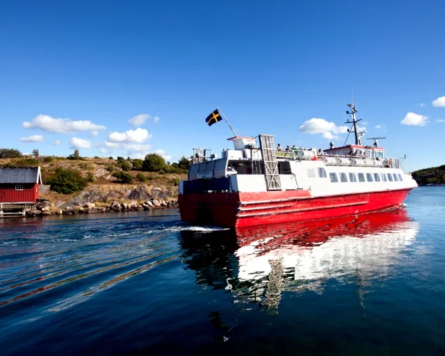 Skärgårdsvy med Kosterbåten
