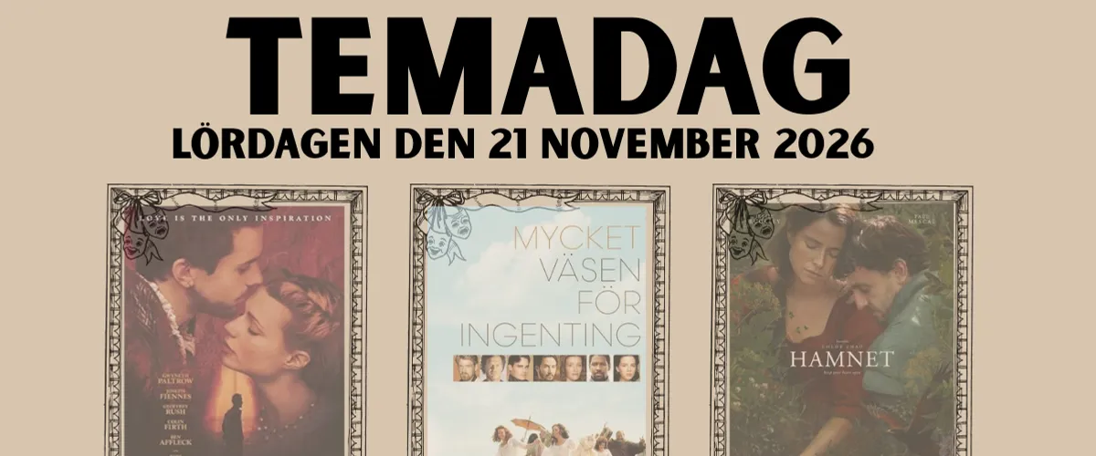Temadag: Shakespeare med Filmstudio Mariestad