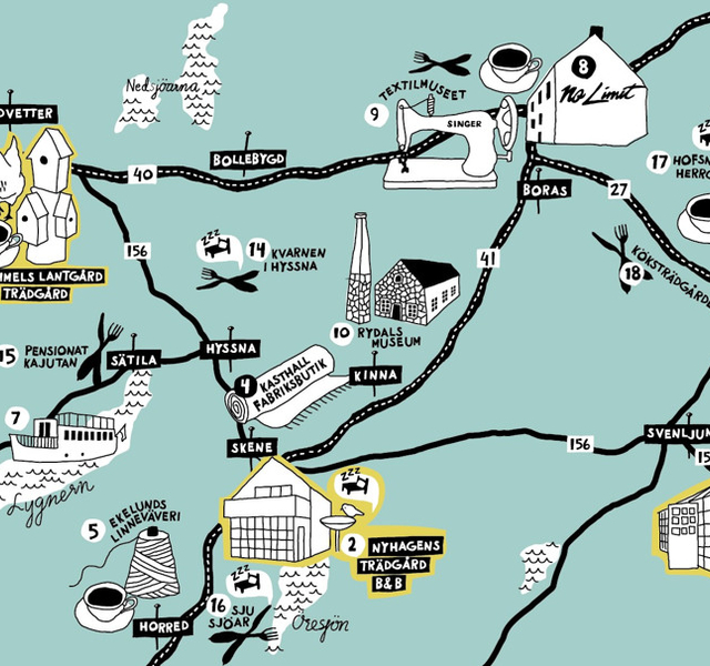 A map of a city with a lot of buildings.