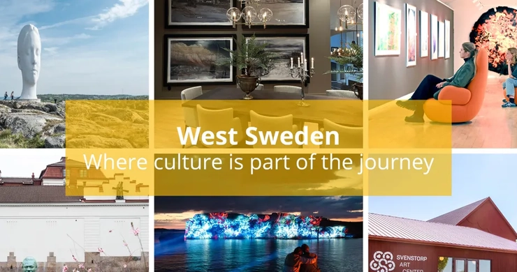 Ett bildcollage med en kvinna som sitter i en stol.