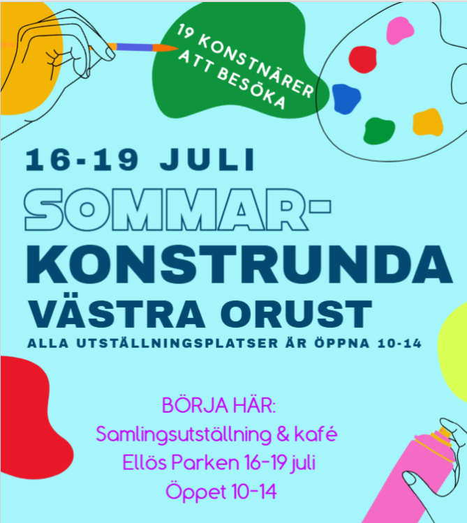 Sommarkonstrunda västra Orust 16-19 juli