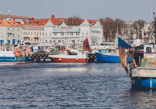 Fiskebåtar i Strömstadshamn