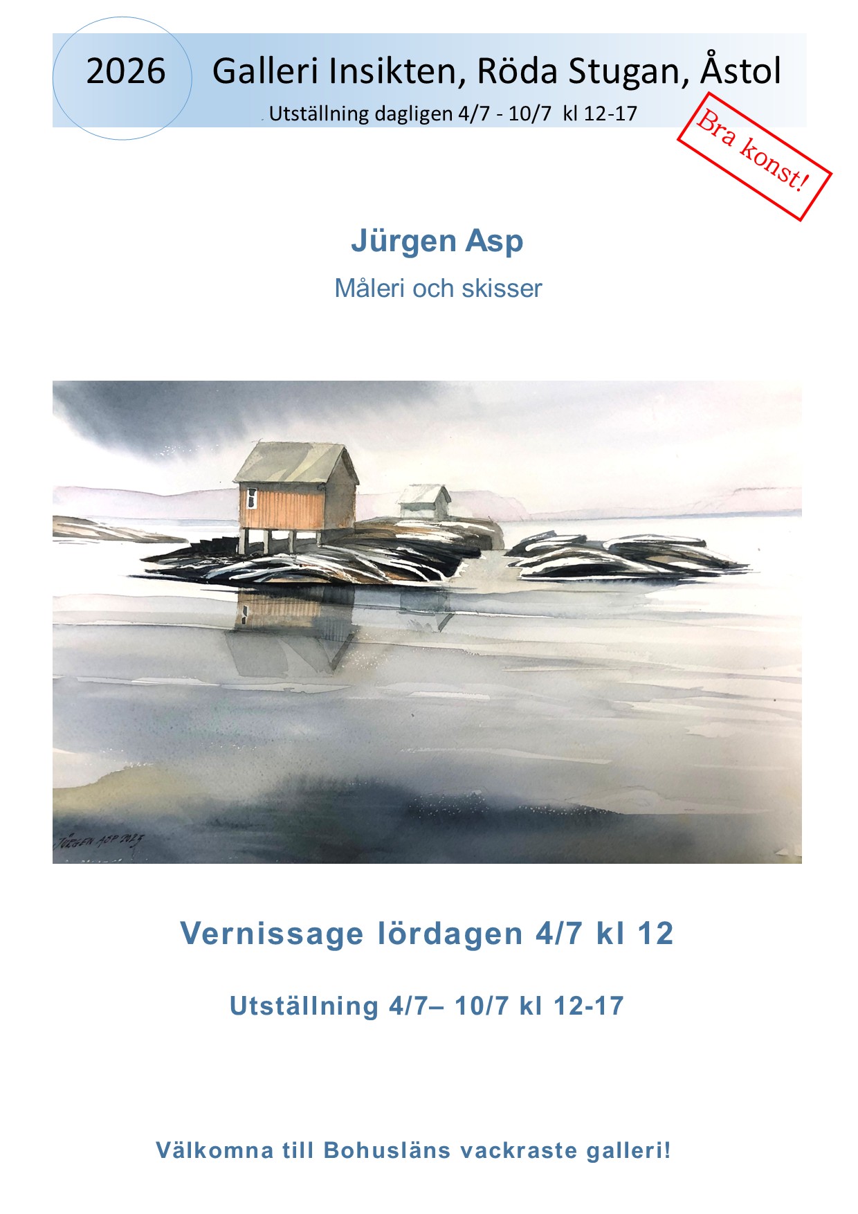 Konstutställning Jürgen Asp