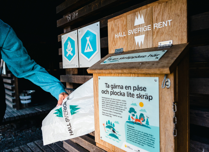 Naturstädning i samarbete med Håll Sverige Rent