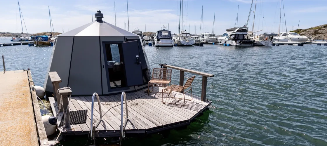 Flytande boende, ocean hut