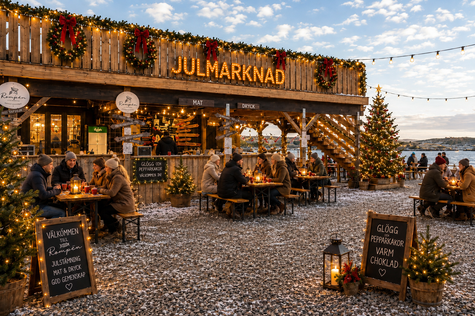 Julmarknad på Rompen