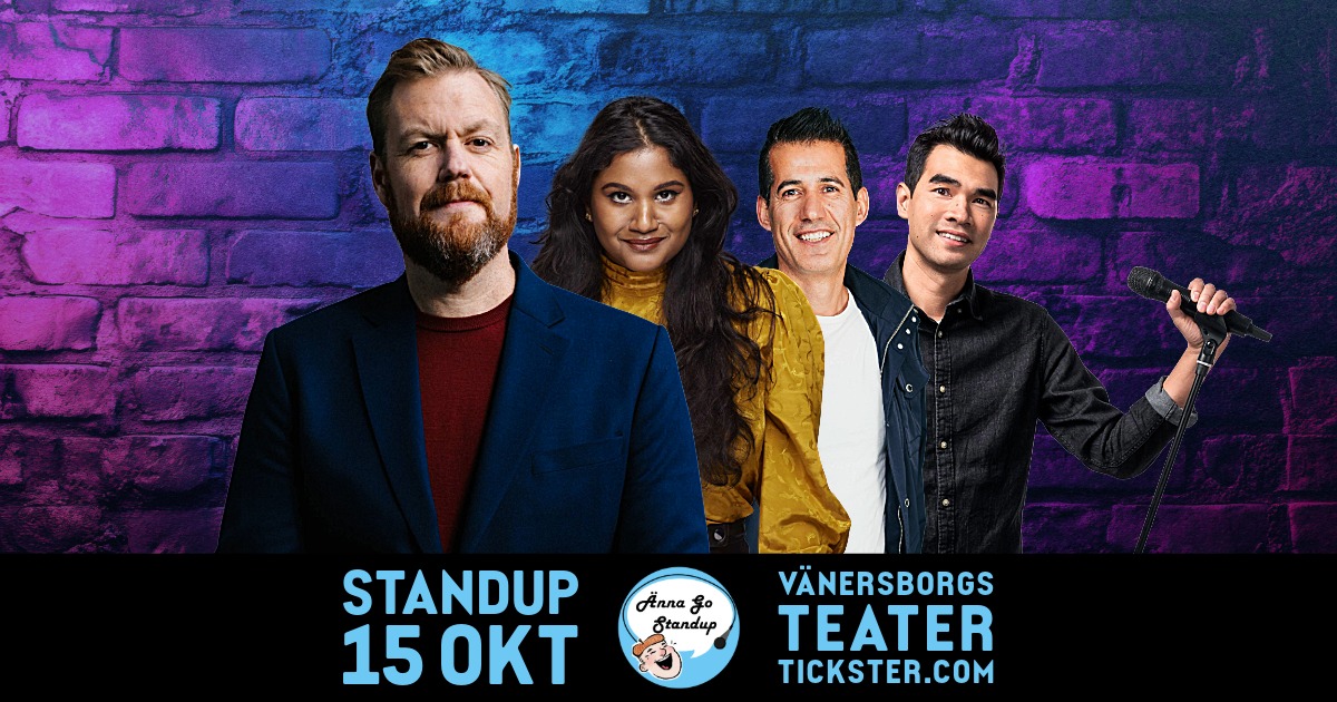 Standup med Kristoffer Appelquist & Shanthi Rydwall Menon