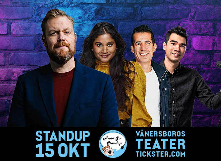Standup med Kristoffer Appelquist & Shanthi Rydwall Menon