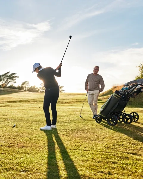 Golfare på Skaftö Golfklubb