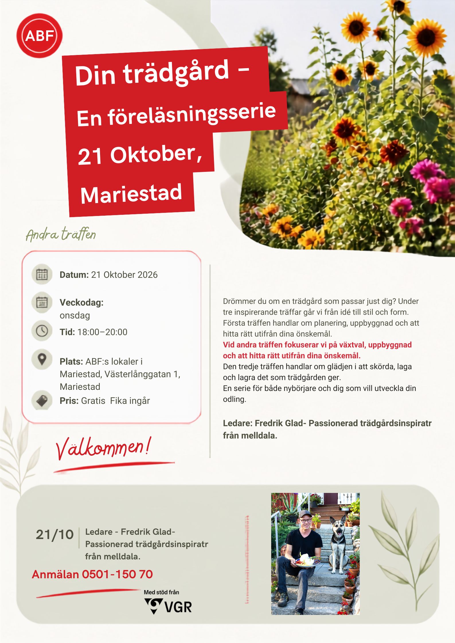 Din trädgård Föreläsningsserie