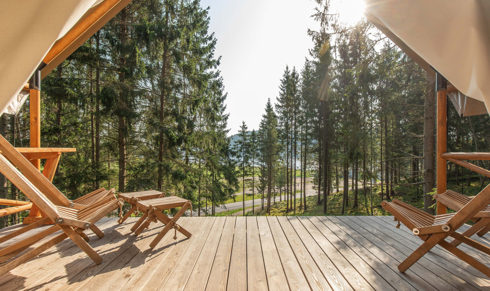 Glamping på Hafsten Resort & Camping