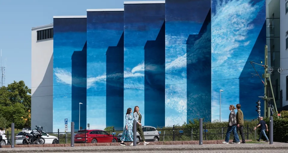 Konst i urban miljö.