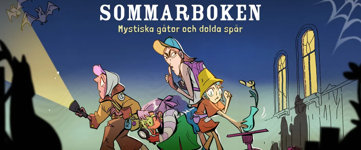 Sommarboken 2026 – Mystiska gåtor och dolda spår