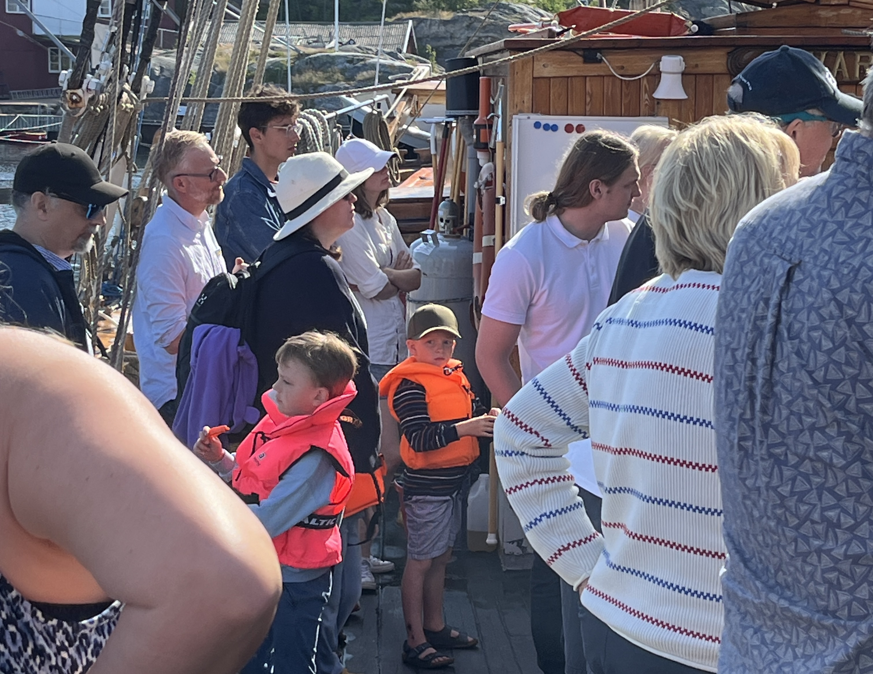 Dagstur med toppsegelskonaren Kvartsita 28/7