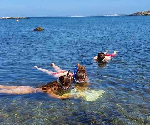 Snorkelled på Sydkoster